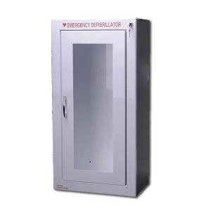 Tall AED Wall Cabinet, Surface Mount, Stainless Steel | 184SMSS - CarePoint Resources LLC