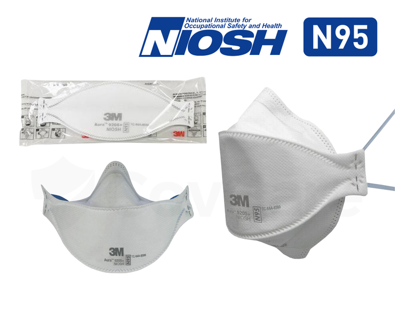 3M™ Aura™ Particulate Respirator 9205+ N95 Mask