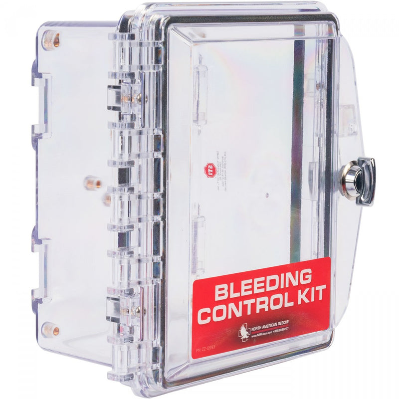 Individual Public Access Bleeding Control Clear Wall Case