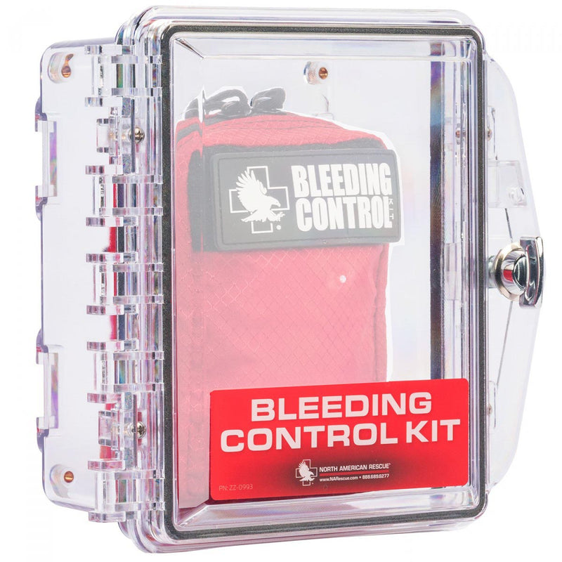 Individual Public Access Bleeding Control Clear Wall Case